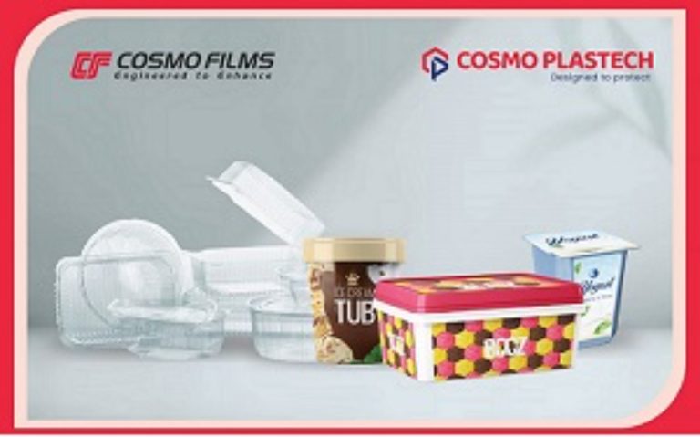 Cosmo First (erstwhile Cosmo Films) Launches Cosmo Plastech – Thin Wall Containers And Sheets
